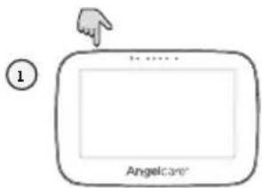 ANGELCARE AC315 - STEP 4 - TURNING ON YOUR MONITOR - 2