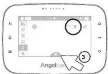 ANGELCARE AC315 - TO CHANGE BETWEEN CELSIUS AND FAHRENHEIT: - 2