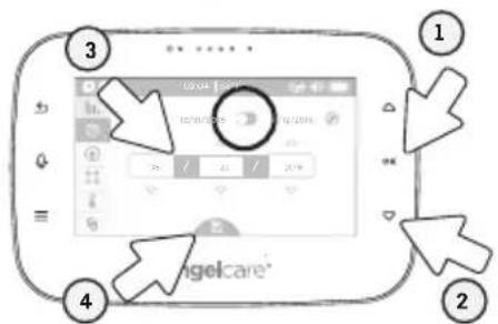 ANGELCARE AC315 - - HOW TO SET THE DATE - 1