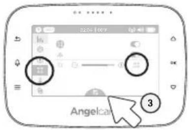ANGELCARE AC315 - TO ADJUST THE SENSOR PAD SENSITIVITY LEVEL: - 1