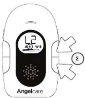ANGELCARE AC117 - TO ADJUST SOUND SENSITIVITY (VOX) - 1