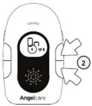 ANGELCARE AC117 - - VOICE ACTIVATION (VOX ON) OR CONTINUOUS SOUND (VOX OFF) MODE - 1