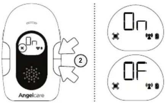 ANGELCARE AC117 - RéGLAGE DE LA DETECTION DES MOUVEMENTS - 1