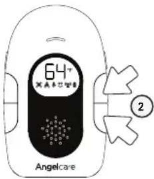 ANGELCARE AC117 - PARA ACTIVAR O DESACTIVAR LA ALARMA DE TEMPERATUREA - 1