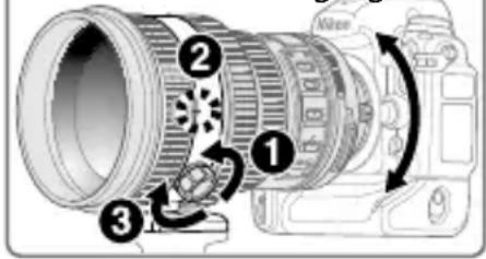 NIKON Nikkor AFS 200mm f2G ED VR II - Veranderen van de camerapositie - 1