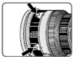 NIKON Nikkor AFS 200mm f2G ED VR II - ■ Переключатель выбора режима фокусировки и кнопка управления фокусировки (Совместимые камеры указаны на странице 94.) - 2
