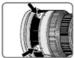 NIKON Nikkor AFS 200mm f2G ED VR II - ■ 對焦操作選擇切換器和對焦操作按鍵（關於相容相機，請參閱第 212 頁。） - 2
