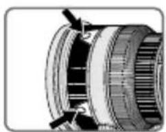 NIKON Nikkor AFS 200mm f2G ED VR II - ■ Fokus-Betriebswahlschalter und Fokus-Betriebstaste (Eine Liste kompatibler Kameras finden Sie auf Seite 38.) - 2