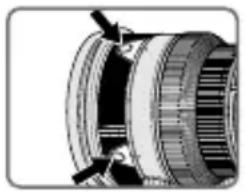 NIKON Nikkor AFS 200mm f2G ED VR II - ■ Перемикач керування фокусуванням та кнопка керування фокусуванням (сумісні фотокамери вказано на сторінці 178.) - 2