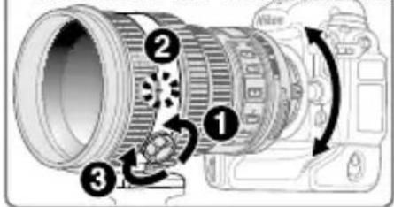 NIKON Nikkor AFS 200mm f2G ED VR II - Ändern der Kameraposition - 1