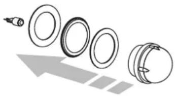 BAUKNECHT ECSK11 F845 - REPLACING THE LIGHT - 2