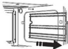 BAUKNECHT ECSK11 F845 - ENLEVER ET REPLACER LES SUPPORTS DE GRILLE - 1
