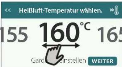 BAUKNECHT ECSK11 F845 - TEMPERATURE / STEAM LEVEL (TEMPERATUR / DAMPFSTUFE) - 1