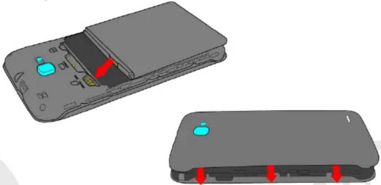NGM Dynamic Jump L Color - Inserting the battery - 1