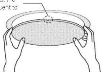 PIONEER SIC691A - Attach the grille to the speaker. - 1