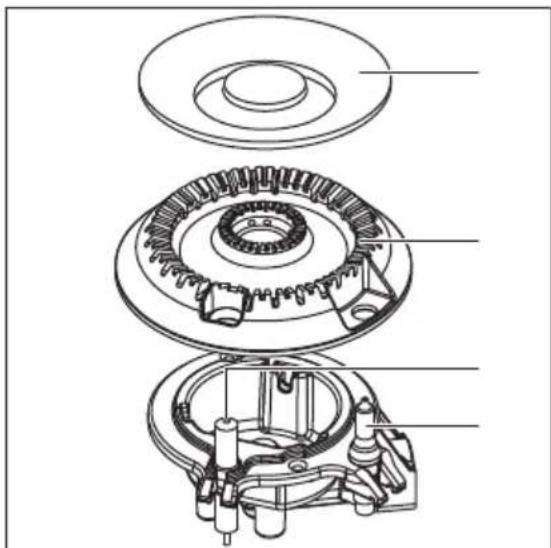 ZANUSSI ZGO98520BA - BURNER OVERVIEW - 2