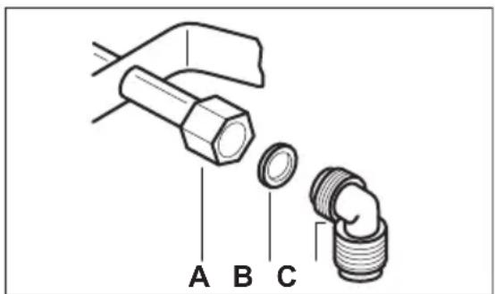 ZANUSSI ZGO98520BA - RACCORDEMENT AU GAZ - 3
