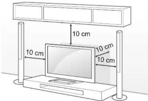 LG 50PM470S - Umiestnenie na stöl - 1