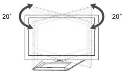 LG 50PM470S - Regolazione dell'angolazione del teilevisore per una migliorie visione - 1