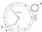 Oris ProDiver Pointer Moon - Indicateur de 2^** fuseau horale sur la lunette tounante interlude avec couronne verticale. - 1