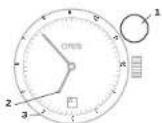 Oris ProDiver Pointer Moon - Diyke tepeye dondurileben 1c bezoldo 2'ncl zaman dillm gostergesi (duna saati). - 1
