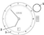 Oris ProDiver Pointer Moon - IIndakpan2oIqDnHNOI 30HNH BNYPTIkhbOMy 06JIky,IO o6eptaehc,3, 2BtHKnAblHM 3ABQDNH KJNOpH. - 1