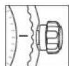 Oris ProDiver Pointer Moon - Positions de la couronne. - 3