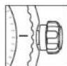 Oris ProDiver Chronograph - Positions de la couronne. - 3