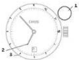 Oris Artelier Calibre 113 - ^e tijdzone op draaibare wilzerplaatring met verticale kroon. - 1