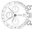 Oris Artelier Calibre 113 - Takometre skalası – hız ölçme. - 1