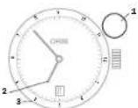 Oris Artelier Calibre 113 - パーティカルリューズ村インチ —回転ベゼル セカンドタイムゾ —ン表示 - 1