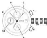 Oris Aquis Great Barrier Reef - Lettura del tempo misurato: - 1