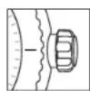 Oris Aquis Great Barrier Reef - Positions de la couronne. - 2