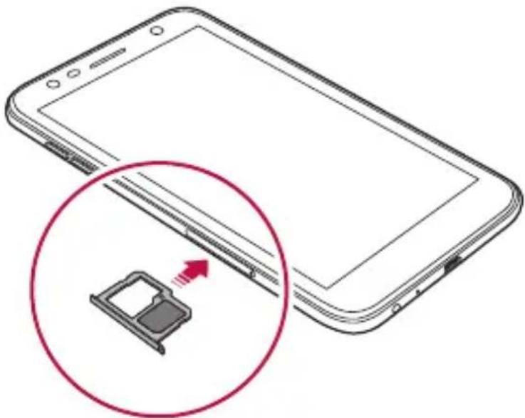 LG M320n - Installation de la carte SIM - 5