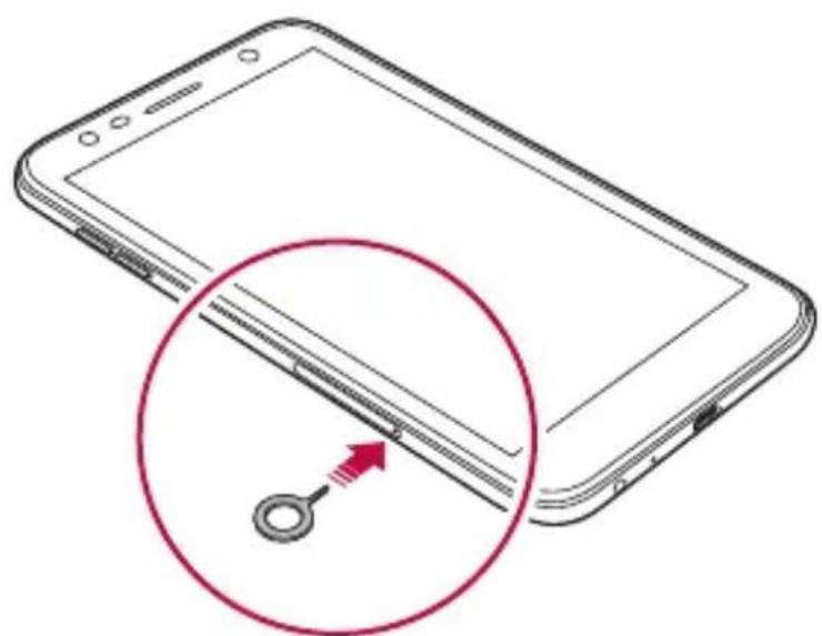 LG M320n - Installation de la carte SIM - 2