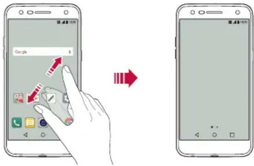 LG M320n - Visualisation du thème d'arrière-plan - 1