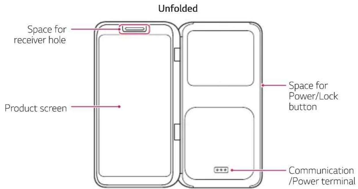 LG LMV500EM - Parts overview - 2