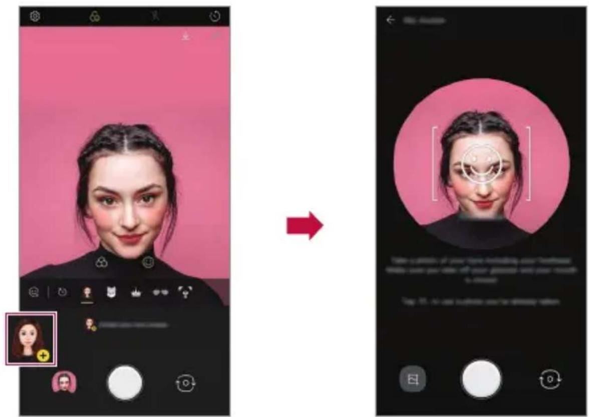 LG LMV500EM - Creating My Avatar - 1