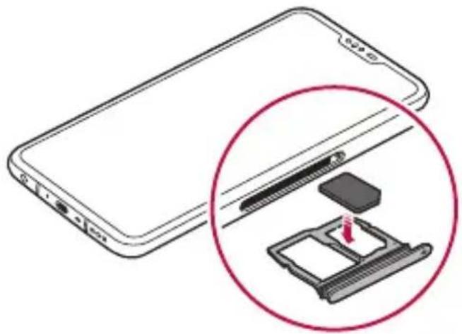 LG LMV500EM - Installation de la carte SIM - 4
