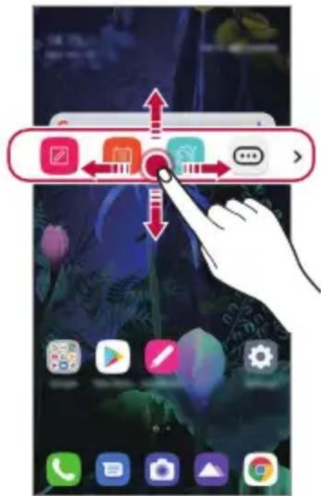 LG LMV500EM - Déplacement de la floating bar - 2
