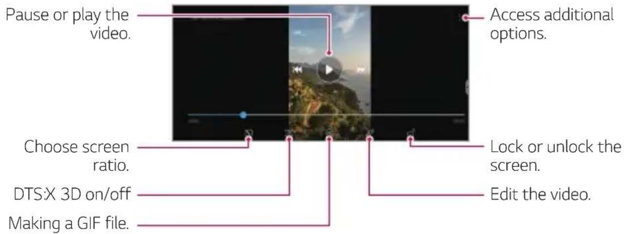 LG LMV500EM - Playing a video - 1