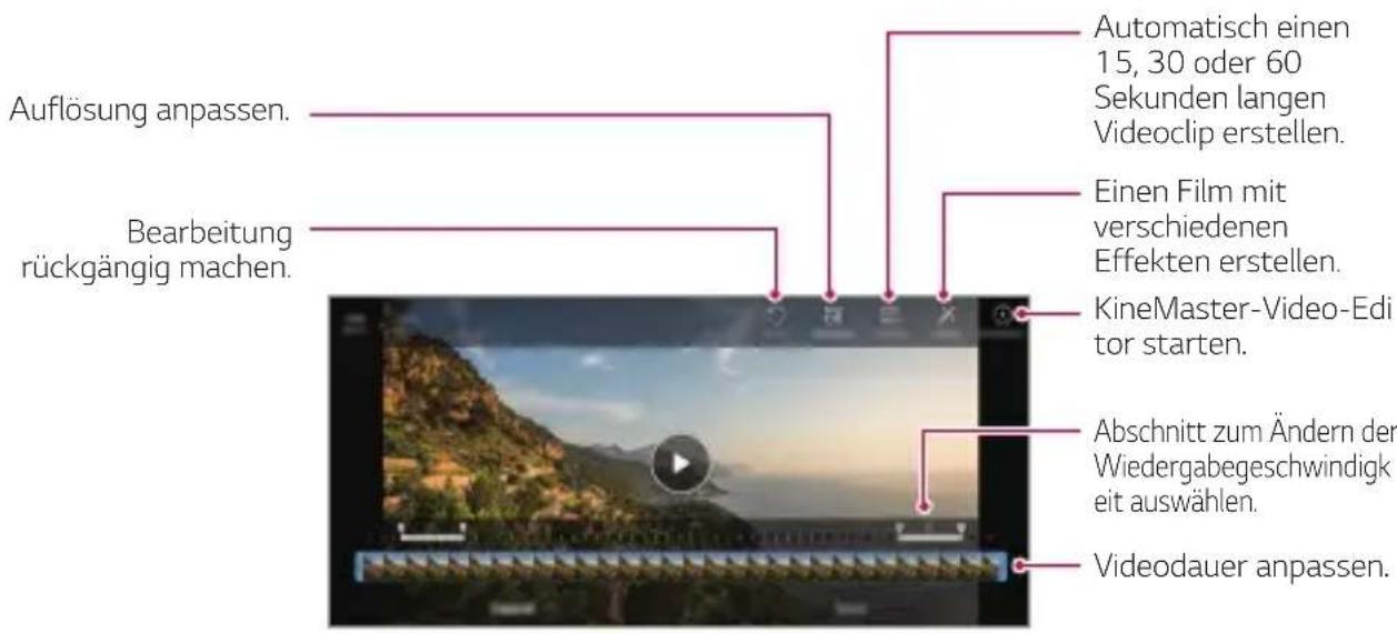 LG LMV500EM - Videos bearbeiten - 1