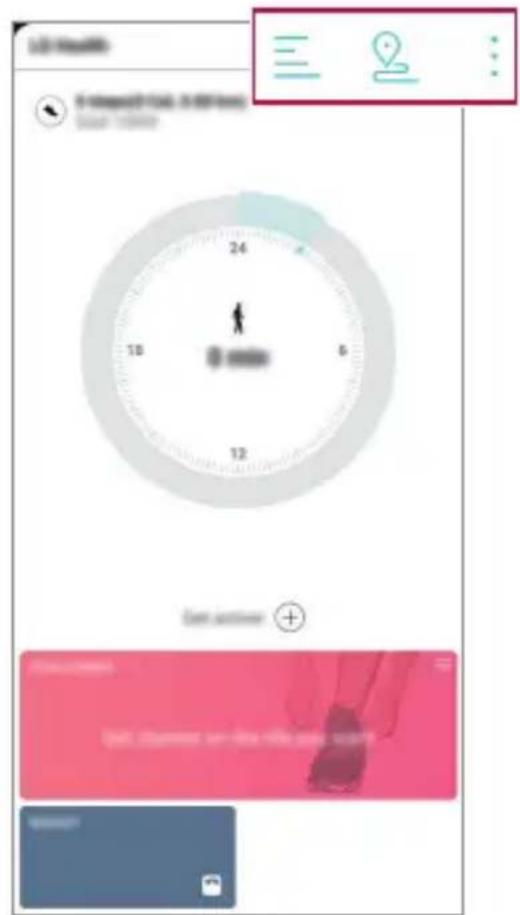 LG LMV500EM - Utilisation de LG health - 1