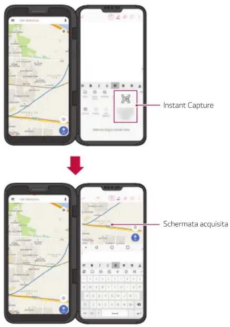 LG LMV500EM - Utilizzato di Instant Capture sul dual screen - 1