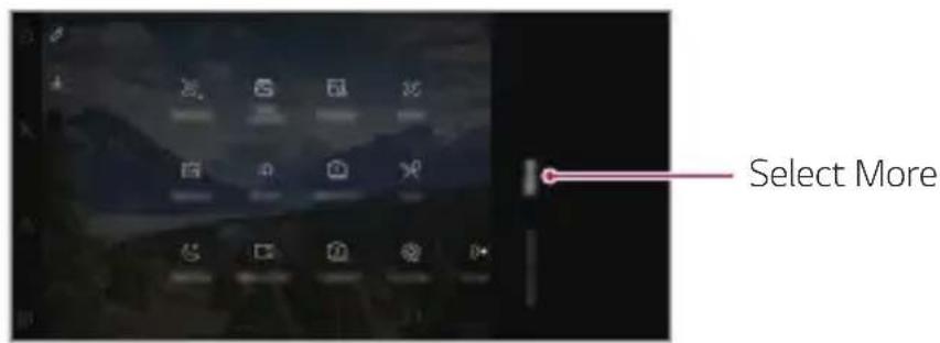 LG LMV500EM - Tap > then tap More. - 1