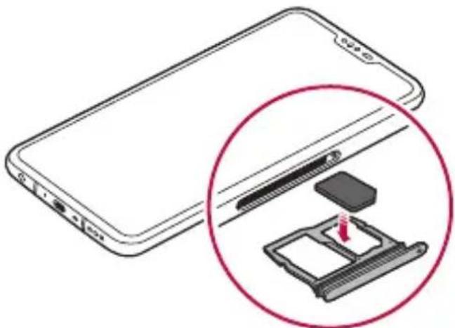 LG LMV500EM - De simkaart installeren - 4