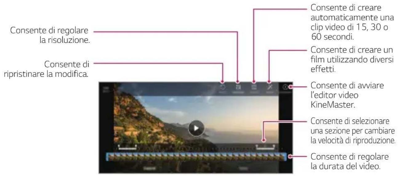 LG LMV500EM - Modifica dei video - 1