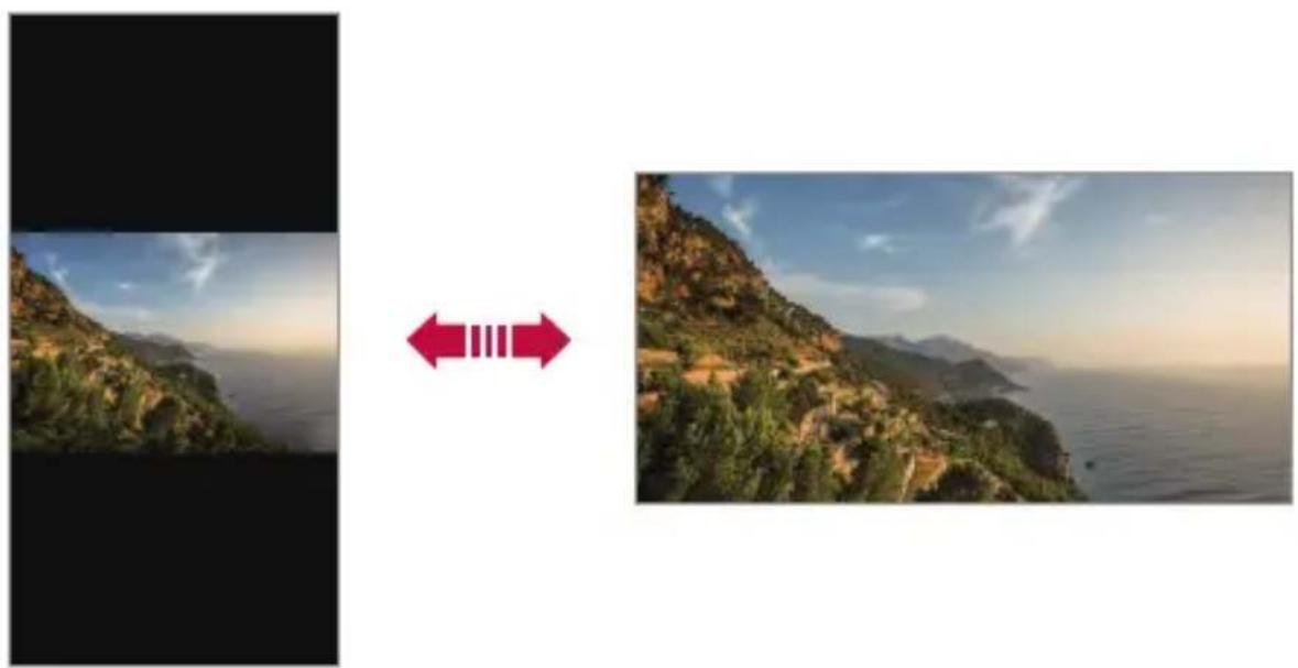 LG LMV500EM - Switching the screen orientation - 1