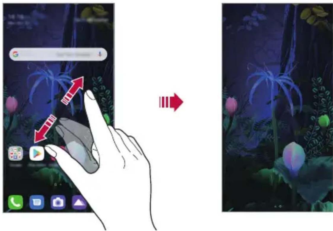 LG LMV500EM - Visualizzazione del tema di sfondo - 1