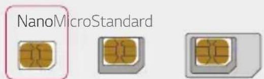 LG LMV500EM - Installation de la carte SIM - 7